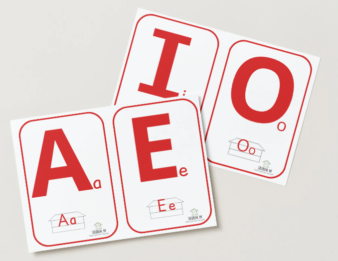 Ophæng Alfabet til ophæng i klassen