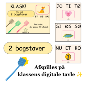 Klask ord med 2 bogstaver